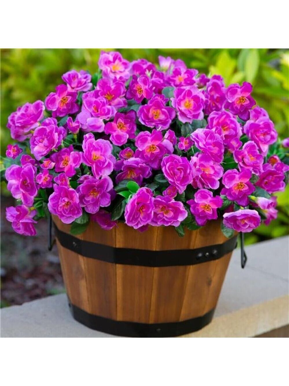 Artificial Camellia Flowers UV Resistant Outdoor Porch Patio Decor 3 Bundles